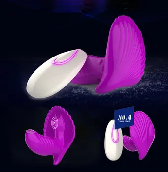Sexy Shell Harness Strapless Remote Control Penis Vibrator Strap On Private 20M Dual Motors Silicone Sex Toys for Women Vibrator