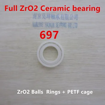 697 619/7 697 ZRO2 CB 7x17x5 mm Full ZRO2 ceramic ball bearing