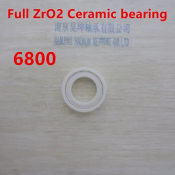 61800 6800 zro2 10*19*5mm ceramic thin bearings