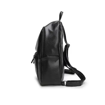 CETIRI Women Backpacks Backpacks Korean Style School Bags PU Leather New College Wind Leisure Teens Student Backpack TWO Zipper