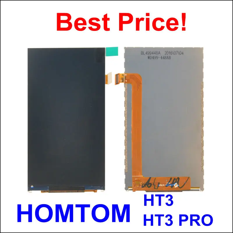 For HOMTOM HT3 LCD Display Screen Repair Parts for HOMTOM HT3/HT3 PRO 5.0 Inch Warranty