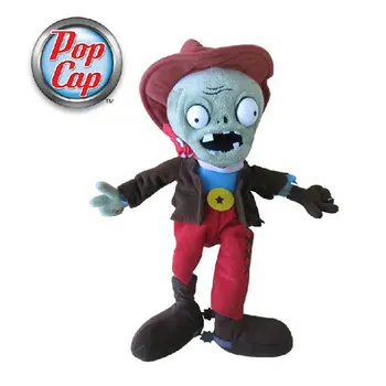 Star Product 12inch Plant Vs Zombies 2 PopCap Cowboy Character Plush Toy Dolls,1pcs/pack