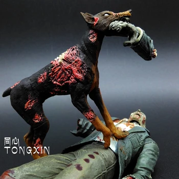Limited! 18cm High Classic Toy the walking dead Resident Evil Zombie Lost dog  McFarlane action figure Toys