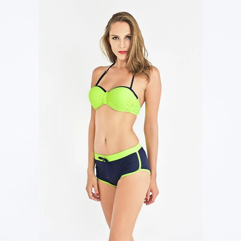 New sexy bikini set two-piece set swimsuit girl sweet series beach swimwear enjoy sunbathing bikini swimset
