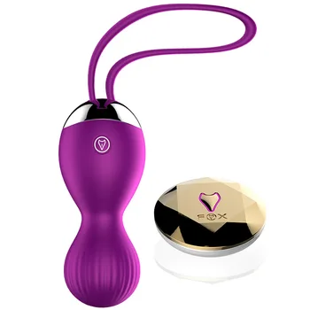 FOX Vibrators For Women Vaginal contraction ball Vibrating Eggs Wireless Remote Control Vaginal Kegel Tight Exercise Ball