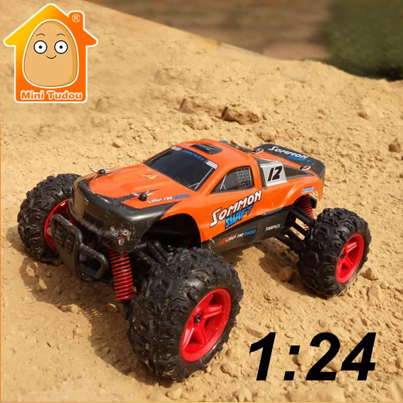 Minitudou 1/24 4WD RC Car 40KM/H+ 2.4G All Wheel Drive Model Car High Speed Remote Controlled Off Road Cars Monster Truck Toys