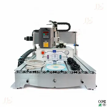 Metal cnc router 6040Z S 800W spindle 3 or 4axis wood cnc machine free tax to Europe