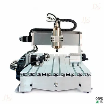Metal cnc router 6040Z S 800W spindle 3 or 4axis wood cnc machine free tax to Europe