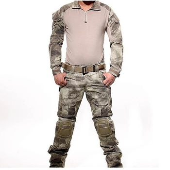 A TACS Tactical Combat Uniform Gen3 shirt + pants Military Army Pants with knee pads Size S-XXL ACU MULTICAM WOODLAND DIGI
