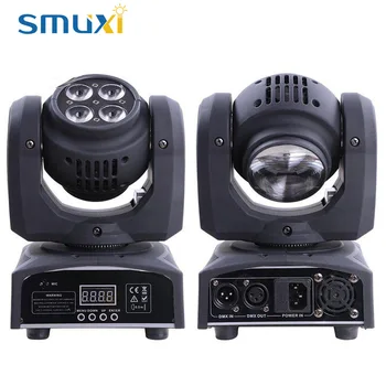 5 LED RGBW Stage Light 70W Double Sides Spot Light Moving Head Stage Lighting Effect ZQ-B58 KTV DJ Party Decor Lamp AC110-240V