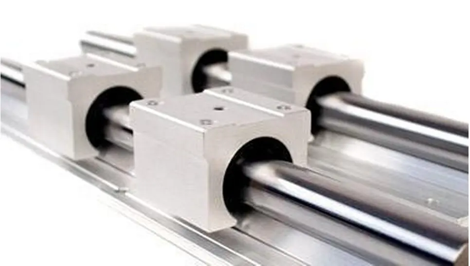 2pcs 25mm SBR25-1000mm Linear Bearing Rails + 4pcs SBR25UU Linear Motion Bearing Blocks kit