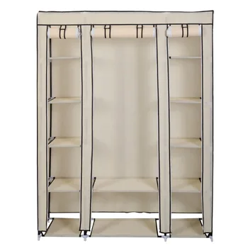 Modern Furniture Bedroom Nonwoven Wardrobes Clothe Portable Lockers Closet Sundries Dustproof Storage Cabinet Sale
