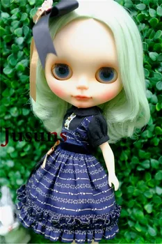 BJD doll clothes Japan doll clothes Azone doll suits mint color dress