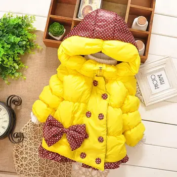 Baby Girls Clothing And Coats Snow Wear Snowsuit Children's Cotton Down Winter Jackets Hooded Suits