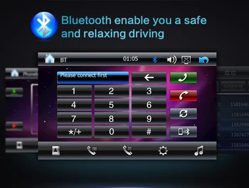 2 din New universal Car Radio GPS Navigation Double din Car DVD Player Car Headunit gps tracker Bluetooth Stereo video+Free Map
