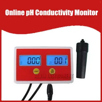 Aquarium Online PH / Conductivity Monitor ph meter Conductivity meter tester 0.00-1999US/CM
