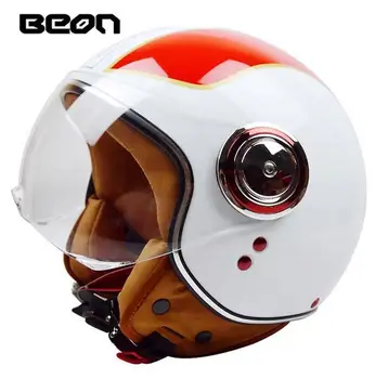 Italy style beon motorcycle helmet top quality jet style casco ECE approved BEON B200