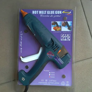 500W high-power hot melt glue gun, EU plug, plus glue stick 5pcs, nozzle 1pcs, 1set/lot, .