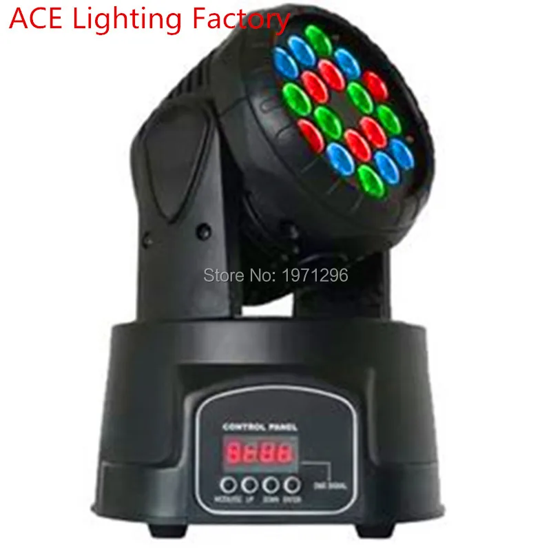 2017 HOT! 18x3w RGB CREE LED mini Moving Head Light Moving Head Wash Light For Event,Disco Party