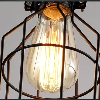 Retro Loft Style Vintage Pendant Light Droplight Iron Water Pipe Hanging Light For Cafe Bar Home Lighting Lamparas Colgantes