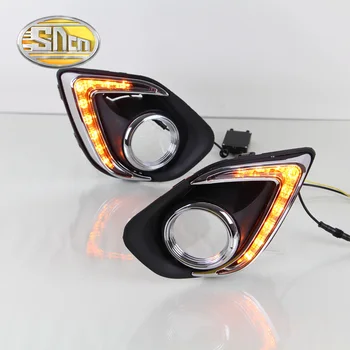 SNCN LED Daytime Running Light For Mitsubishi ASX 2013,Car Accessories Waterproof ABS 12V DRL Fog Lamp Decoration