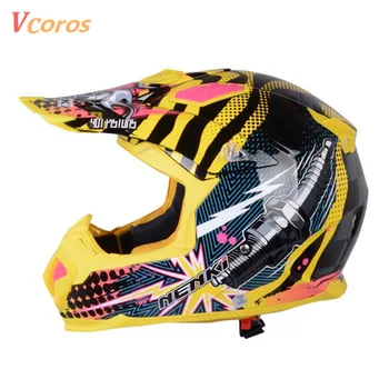 VCOROS Brand New Motorcycle Motocross Helmet Off Road Cross Casco Capacete de Motocicleta Moto Helmets ATV Racing Kask Casque
