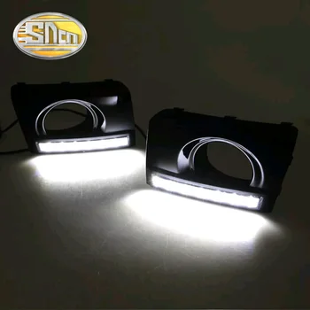 SNCN LED Daytime Running Light For Hyundai Tucson 2005 - 2009,Car Accessories Safety Waterproof ABS 12V DRL Fog Lamp Decoration