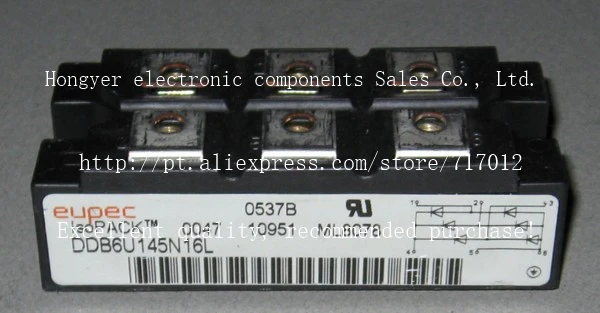 DDB6U145N16L SCR Module:145A-1600V,Can directly buy or contact the seller
