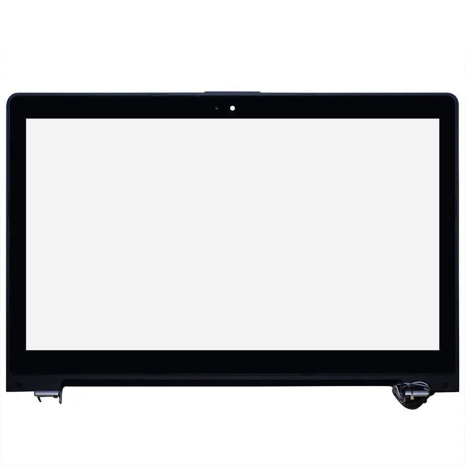 Touch Screen Digitizer +LCD Display Sensor Glass Replacement with frame For 15.6