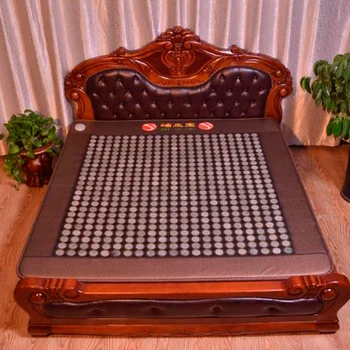 Pads! Natural Tourmaline Bed Cushion Jade Cushion Beauty Mattress Yoga Mattress AC220V Size: 1.2X1.9M