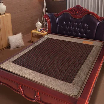 Bed Mattress Jade Heating Cushion Health Mattress 1.2*1.9m 220V As Seen On TV 2016
