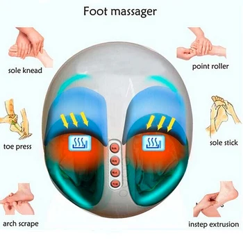 Smart Foot Massager Latest Design Foot Relax Massager Pressure Foot Machine Infrared Heating Kneading Foot Massager