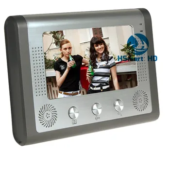 7inch Video Intercom Apartment HD 2 Monitor 1 Doorbell Camera 2 Buttons Door Phone System