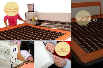 Online shopping korea jade heat massage mattress pad full body massage mat with infrared heating mat 1.0X1.9M