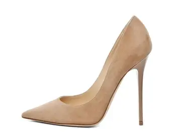New year new shoes women spring solid pumps sexy pointed toe shoes super thin heels high heels shoes shallow party pumps