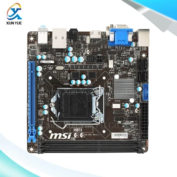 MSI H81I Original Used Desktop Motherboard H81 Socket LGA 1150 i3 i5 i7 DDR3 16G SATA3 USB3.0 Mini-ITX