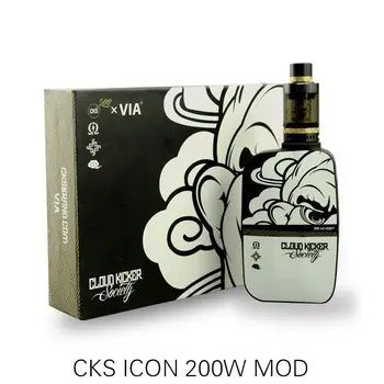 Stock Authentic box mod CKS ICON200 Cloud Kicker Box Mod Electronic Cigarettes Vape
