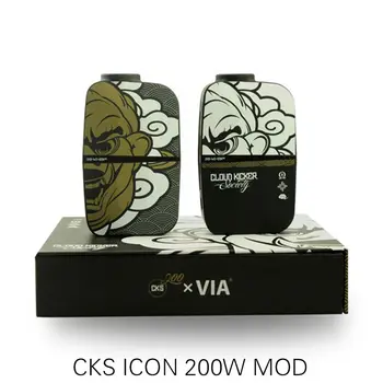 Stock Authentic box mod CKS ICON200 Cloud Kicker Box Mod Electronic Cigarettes Vape