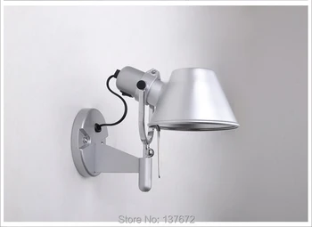 Modern wall sconce arandela Wall Light Lighting lamp 2016 Italy Classic fation aluminum wall lamp for bed light reading