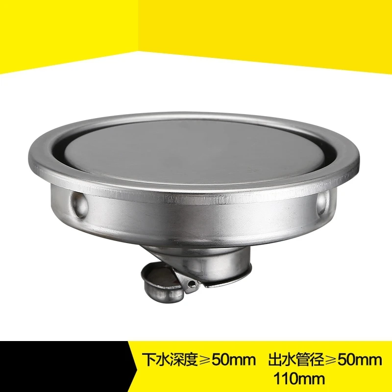 Insert tile 110mm Large flow Round Invisible Floor Drain,Two sides Shower Grate Water Waste Drain ,SUS304 Stainless Steel