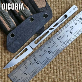 DICORIA Tactical II CPM S35vn hunting fixed blade knife straight knife KYDEX Sheath camping survival outdoor knives EDC tool