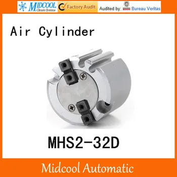 MHS2-32D double acting pneumatic cylinder gripper pivot gas claws parallel air 2-fingers SMC type cylinder