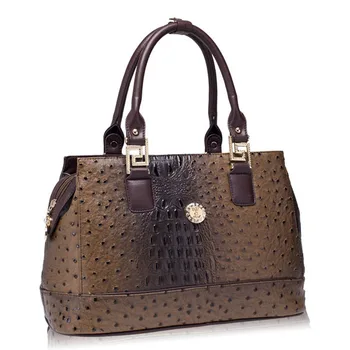 European and American style bolsas ostrich grain women handbag fashion casual shoulder bag women portable bags brand design