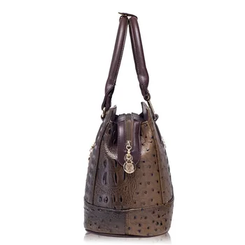 European and American style bolsas ostrich grain women handbag fashion casual shoulder bag women portable bags brand design