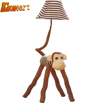 Cartoon Kids Floor Lamp 110V/220V E27 Cute monkey Led Lamp Floor Lamp Exotic Decorative Floor Lamps Modern Floor Lighting