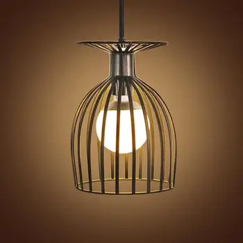 Vintage Iron Pendant Light Loft Lamp Industrial Lighting American Style LED Pendant Lights E27 220V For Living Room Decoration