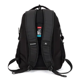 Suissewin School Backpack Men Women Backpack Black Mochila Waterproof Nylon Laptop Backpack A4 Bookbag