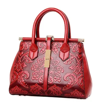 Women Bag Crossbody Top PU Leather Handbag Shoulder Famous Brand Luxury Ladies Elegant Casual Tote Chinese Style