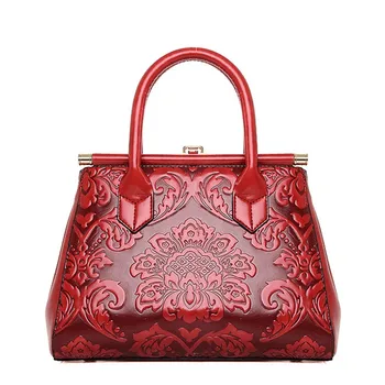 Women Bag Crossbody Top PU Leather Handbag Shoulder Famous Brand Luxury Ladies Elegant Casual Tote Chinese Style