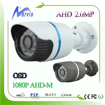 Full HD 1080P 2.0MP CCTV AHD Bullet Camera With Multi lauguage OSD Menu NVP2441H + OV2710, IP66 Waterproof